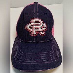 NBL “CR” Pink and Navy Baseball Cap Strapback Youth